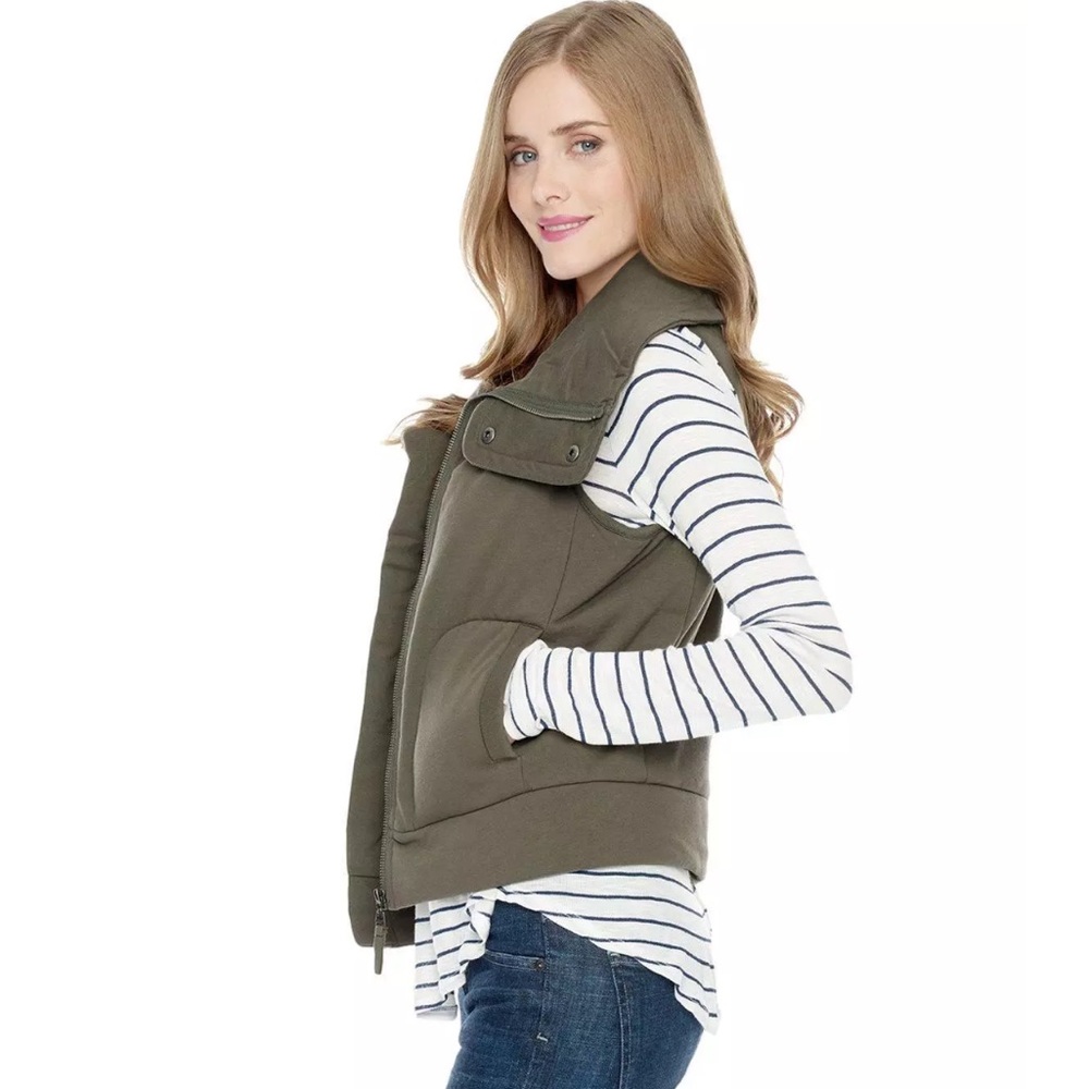 NWT Splendid Bridger Quilted Moto Vest